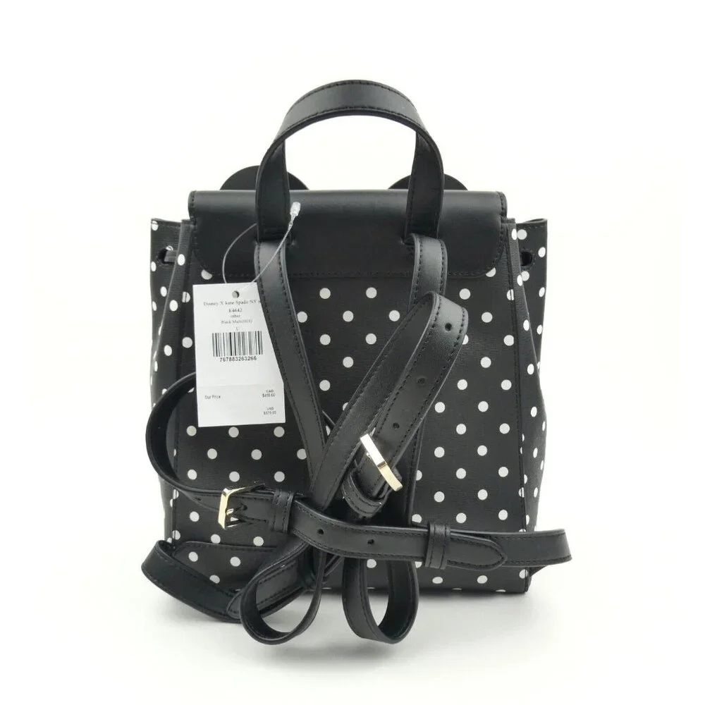 Kate Spade Disney X Minnie Black‎ Multi Backpack NWT